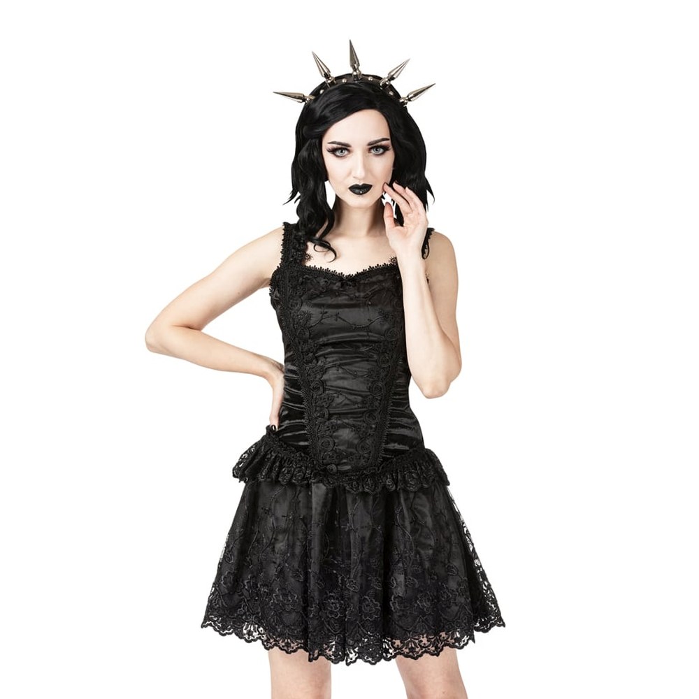 Sinister - 1289 Korte rok - Zwart